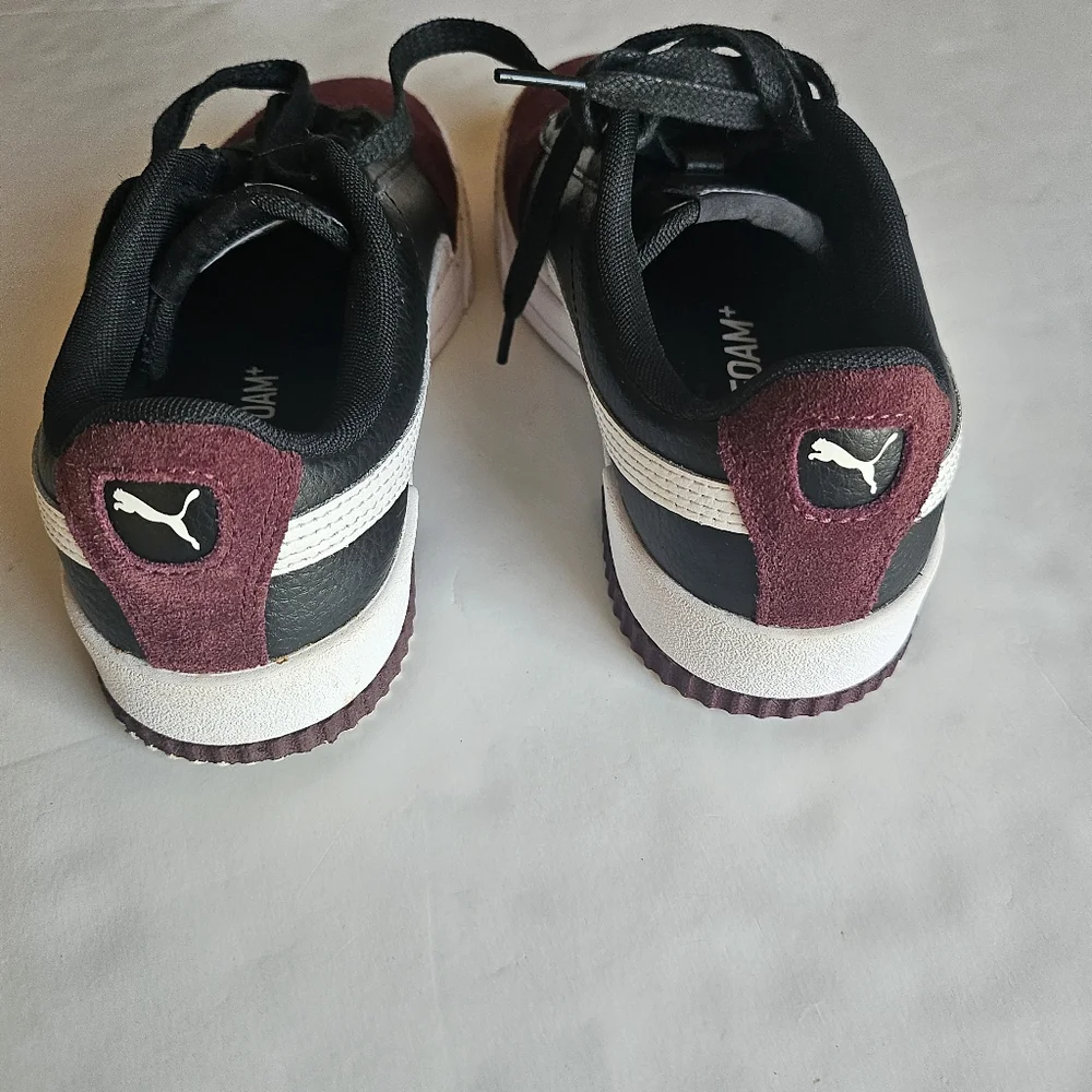 Puma Carina Suede Classic Women's Burgundy sneaker Size 8 - Picture 9 of 11